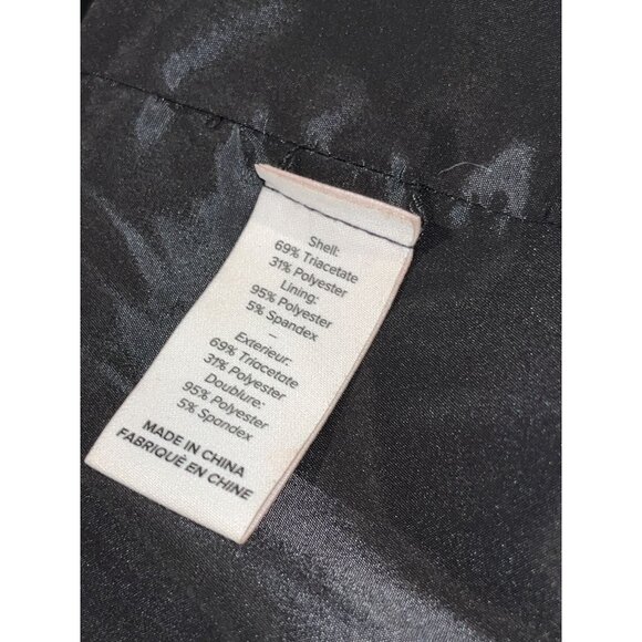 Cinq a Sept Lanier Ruffle Blazer Size 6 Black With Pockets Formal Luxury Jacket - Picture 11 of 11